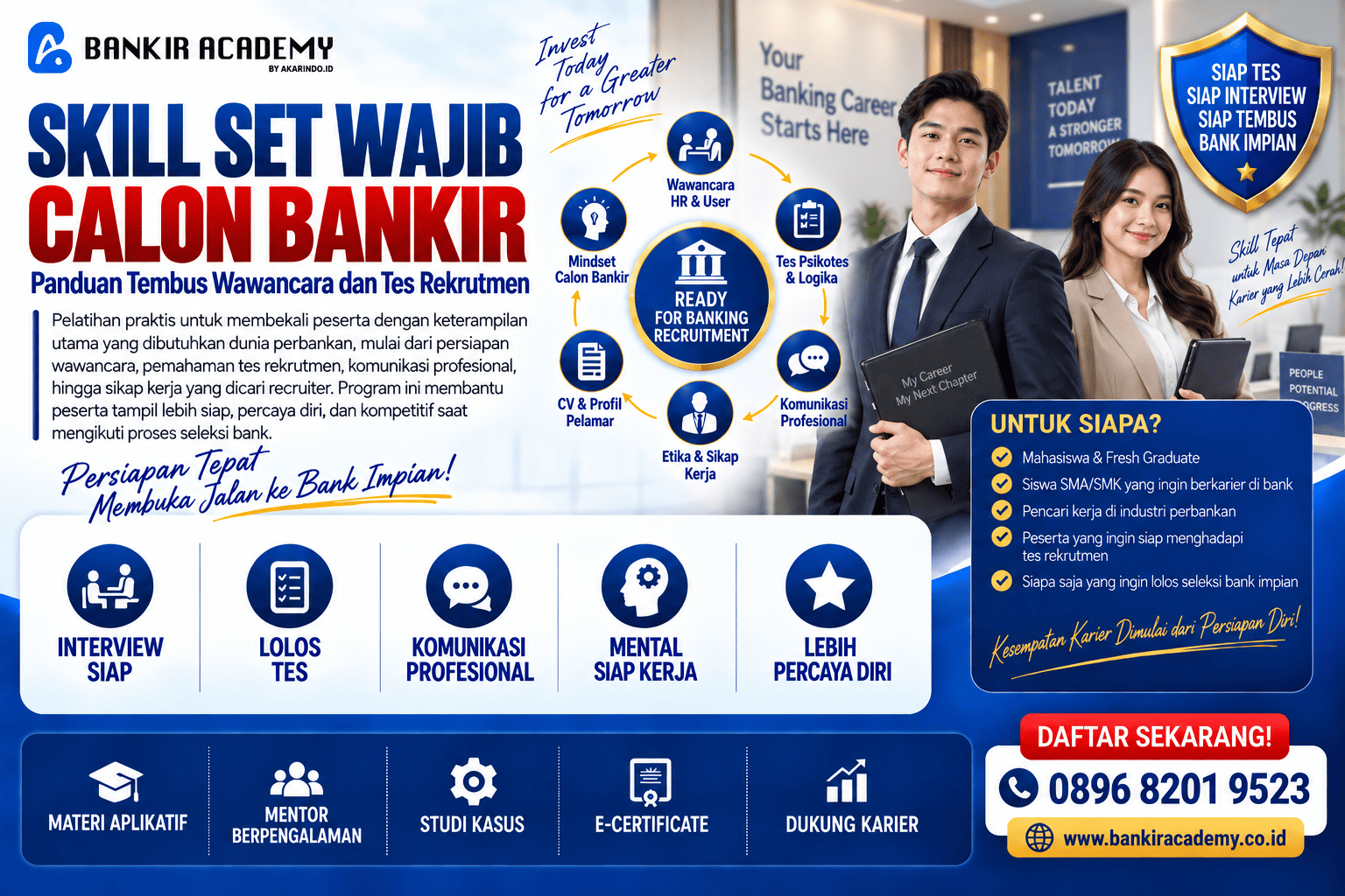 Banner Skill Set Wajib Calon Bankir: Panduan Tembus Wawancara dan Tes Rekrutmen